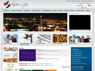 Thumbnail do site Prefeitura Municipal de Jaú