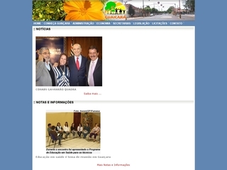 Thumbnail do site Prefeitura Municipal de Guaiara