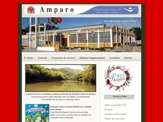 Thumbnail do site Prefeitura Municipal de Amparo