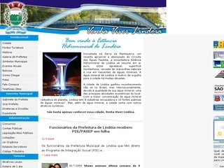 Thumbnail do site Prefeitura Municipal de Lindóia
