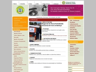 Thumbnail do site Prefeitura Municipal de Hortolndia