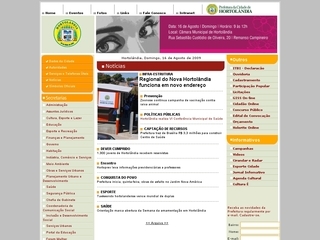 Thumbnail do site Prefeitura Municipal de Hortolândia