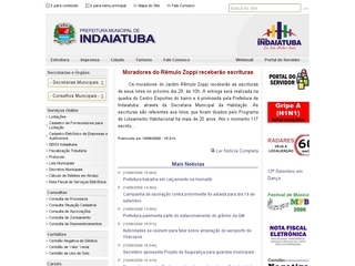 Thumbnail do site Prefeitura Municipal de Indaiatuba