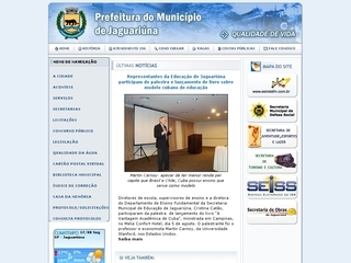 Thumbnail do site Prefeitura Municipal de Jaguariúna