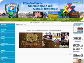 Thumbnail do site Prefeitura Municipal de Casa Branca