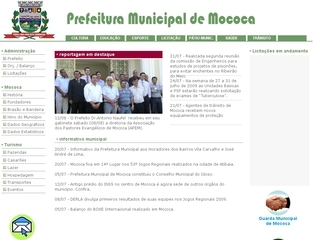 Thumbnail do site Prefeitura Municipal de Mococa