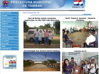 Thumbnail do site Prefeitura Municipal de Tambaú