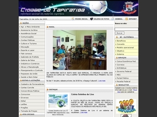 Thumbnail do site Prefeitura Municipal de Tapiratiba