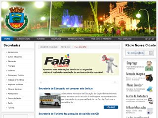Thumbnail do site Prefeitura Municipal de Capão Bonito