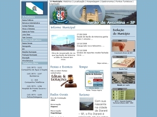 Thumbnail do site Prefeitura Municipal de Baro de Antonina