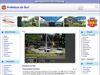 Thumbnail do site Prefeitura Municipal de Buri