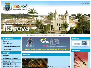 Thumbnail do site Prefeitura Municipal de Itapeva