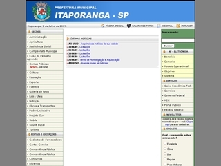 Thumbnail do site Prefeitura Municipal de Itaporanga
