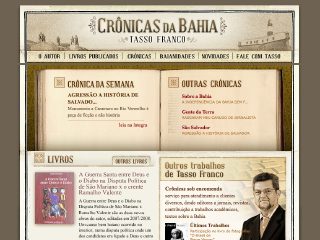 Thumbnail do site Crnicas da Bahia