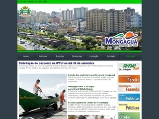 Thumbnail do site Prefeitura Municipal de Mongagu