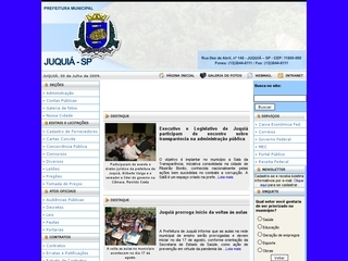 Thumbnail do site Prefeitura Municipal de Juquiá