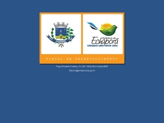 Thumbnail do site Prefeitura Municipal de Echapor