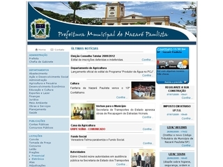 Thumbnail do site Prefeitura Municipal de Nazaré Paulista