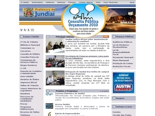 Thumbnail do site Prefeitura Municipal de Jundiaí