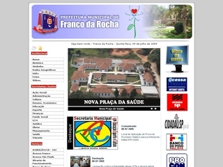 Thumbnail do site Prefeitura Municipal de Franco da Rocha
