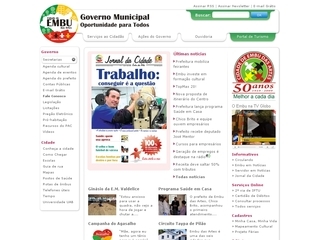 Thumbnail do site Prefeitura Municipal de Embu