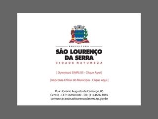 Thumbnail do site Prefeitura Municipal de São Lourenço da Serra