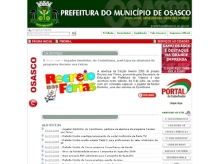 Thumbnail do site Prefeitura Municipal de Osasco