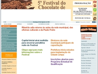 Thumbnail do site Prefeitura Municipal de Ribeiro Pires