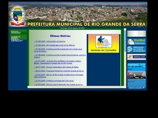 Thumbnail do site Prefeitura Municipal de Rio Grande da Serra