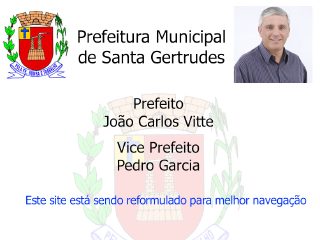 Thumbnail do site Prefeitura Municipal de Santa Gertrudes