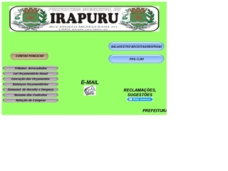 Thumbnail do site Prefeitura Municipal de Irapuru