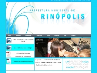 Thumbnail do site Prefeitura Municipal de Rinópolis
