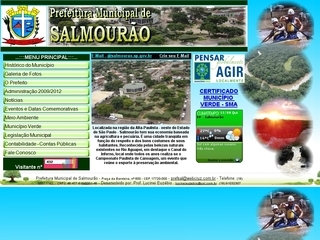 Thumbnail do site Prefeitura Municipal de Salmourão