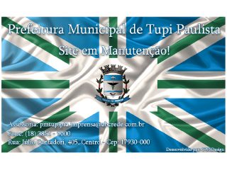 Thumbnail do site Prefeitura Municipal de Tupi Paulista
