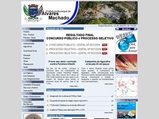 Thumbnail do site Prefeitura Municipal de lvares Machado
