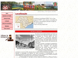 Thumbnail do site Prefeitura Municipal de Estrela do Norte