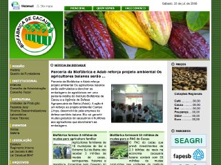 Thumbnail do site Instituto Biofábrica de Cacau