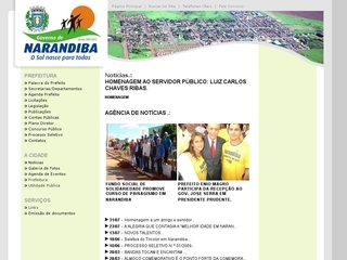 Thumbnail do site Prefeitura Municipal de Narandiba