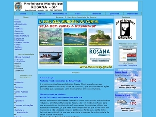 Thumbnail do site Prefeitura Municipal de Rosana