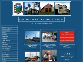 Thumbnail do site Prefeitura Municipal de Cajuru