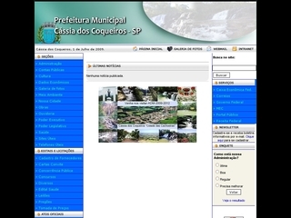 Thumbnail do site Prefeitura Municipal de Cssia dos Coqueiros