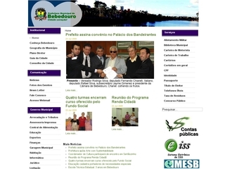 Thumbnail do site Prefeitura Municipal de Bebedouro