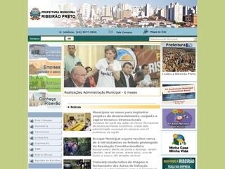 Thumbnail do site Prefeitura Municipal de Ribeiro Preto