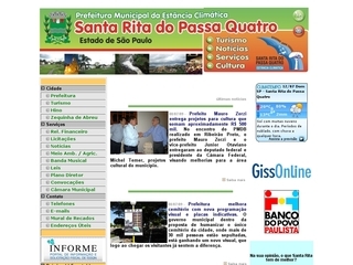 Thumbnail do site Prefeitura Municipal de Santa Rita do Passa Quatro