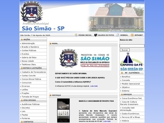 Thumbnail do site Prefeitura Municipal de So Simo