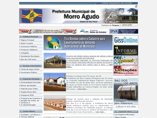 Thumbnail do site Prefeitura Municipal de Morro Agudo