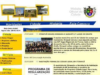 Thumbnail do site Prefeitura Municipal de Itirapu
