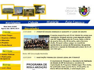 Thumbnail do site Prefeitura Municipal de Itirapu