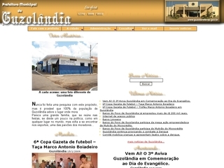 Thumbnail do site Prefeitura Municipal de Guzolândia