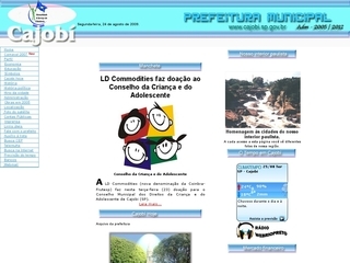 Thumbnail do site Prefeitura Municipal de Cajobi